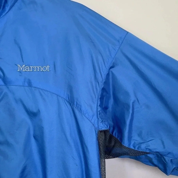 Marmot Women's Blue Full Zip Nylon Windbreaker Jacket - Picture 8 of 15